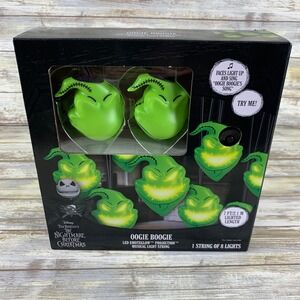 Disney Oogie Boogie LED Emoteglow Projection Musical Lights 7 Feet Long 8 Lights